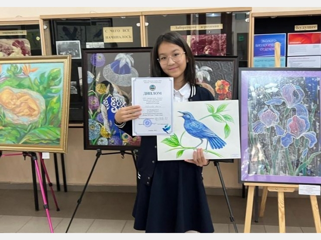 Наша Айнель заняла 2-место на конкурсе!