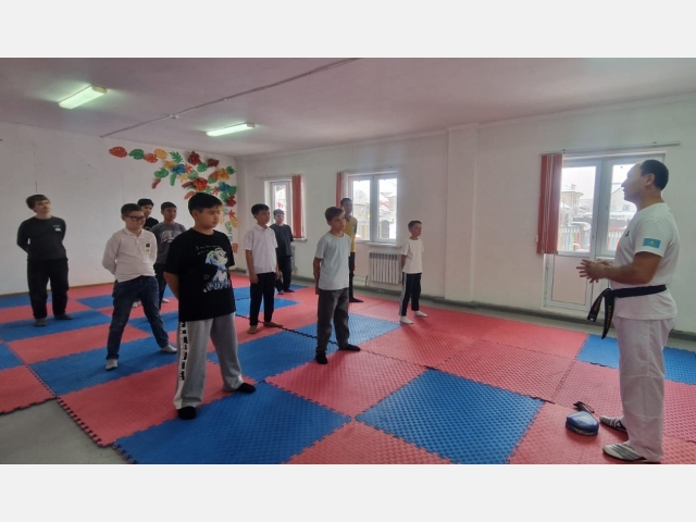 MAQSAT мектеп-лицейіндегі тхэквондо секциясы
