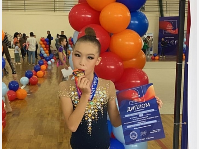 Наша чемпионка снова на пьедестале!