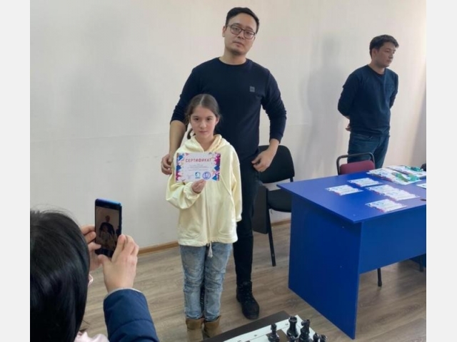 Команда шахматистов школы-лицея 